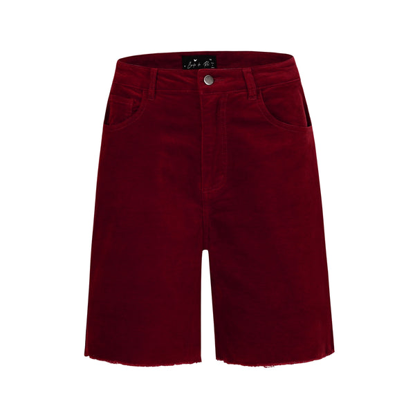 Corduroy Chic Mom Short